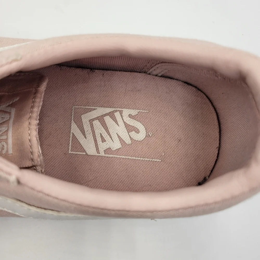 Vans Light Pink Lace-Up Sneaker Sz 8
